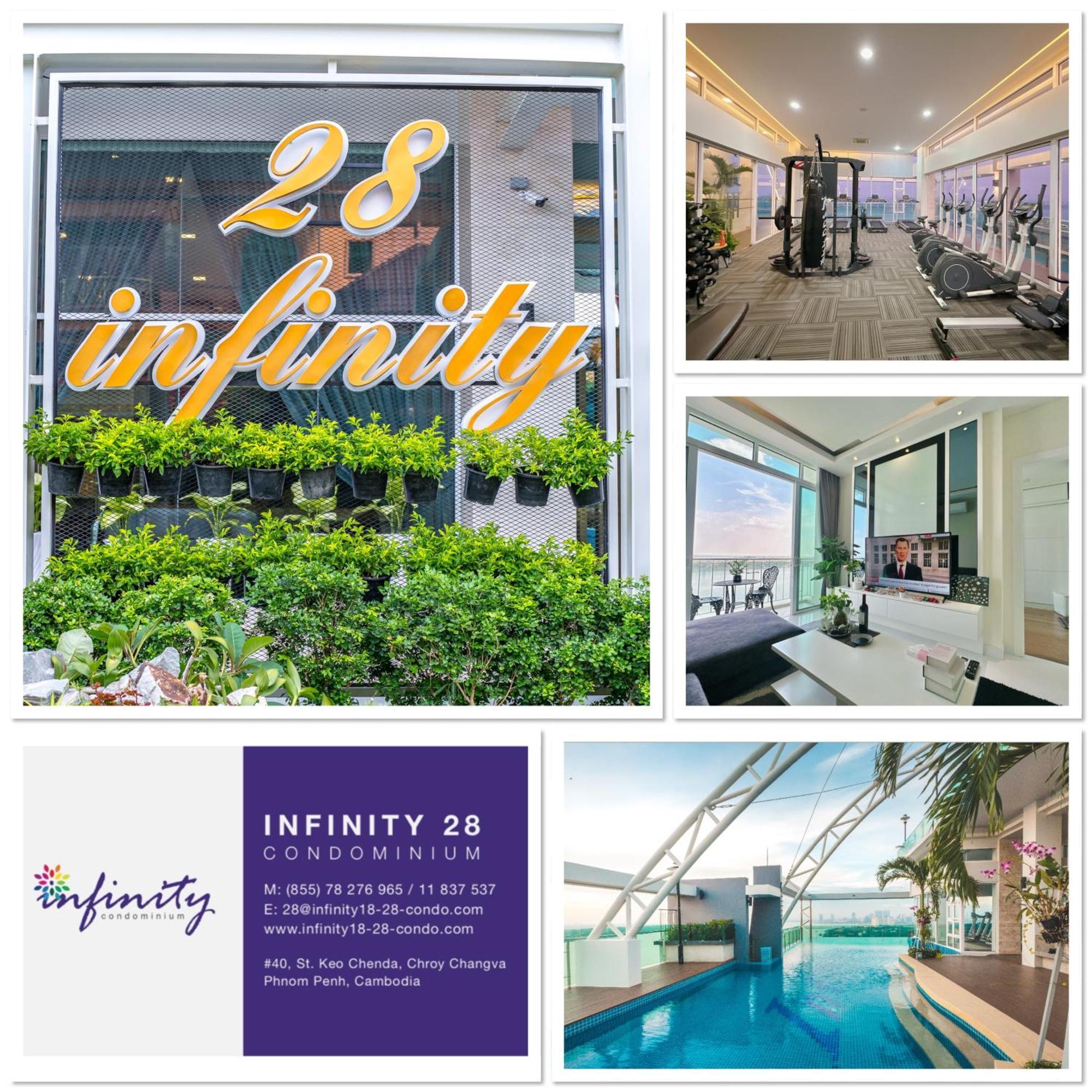 Infinity 28 Hotel And Residence Phnom Penh Exteriör bild